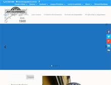 Tablet Screenshot of mercadonegroantiguidades.com.br